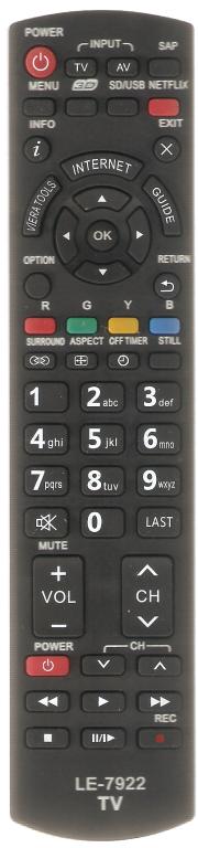 PANASONIC LCD/LED NETFLIX INTERNET