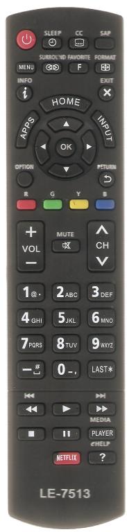 PANASONIC LCD/LED NETFLIX