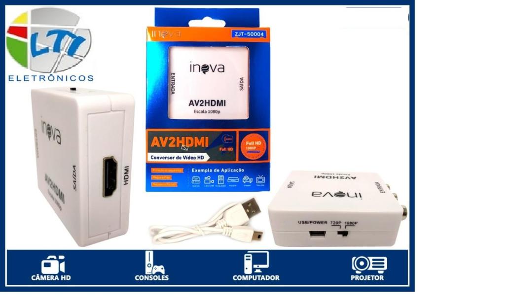 CONVERSOR AV/RCA X HDMI