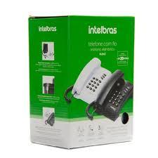 TELEFONE INTELBRAS PLENO PRETO C/FIO
