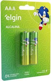 PILHA AAA ELGIN ALCALINA C/2