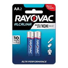 PILHA AA RAYOVAC ALCALINA C/2