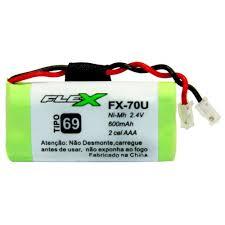 BATERIA TELEFONE S/FIO 2,4V 600mAh-AAA-FX-70U