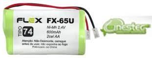 BATERIA TELEFONE S/FIO 2,4V 600mAh-AA-FX-65U