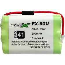 BATERIA TELEFONE S/FIO 3,6V 600mAh-AAA-FX-60U