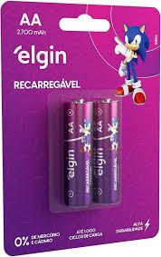 PILHA AA - ELGIN RECARREGÁVEL C/2 2500 mAh