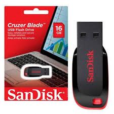 PENDRIVE 16 GB SANDISK CRUZER BLADE