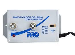 AMPLIFICADOR DE LINHA 30 DB PROELETRONIC P/SISTEMA DE ANTENAS