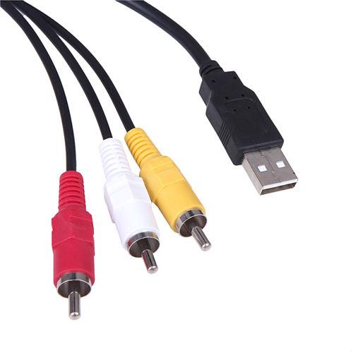CABO USB X 3RCA 1,8M