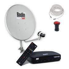 ANTENA PARABÓLICA 0,90CM + LNBF KU SIMPLES + RECEPTOR BEDIN SAT