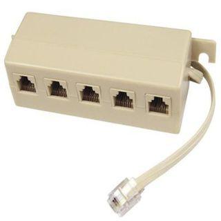 ADAPTADOR RJ-11 X 5 FEMEA RJ-11