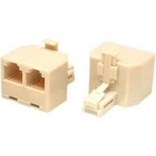 RJ-11 - ADAPTADOR RJ-11 MACHO X 2 RJ-11 FEMEA