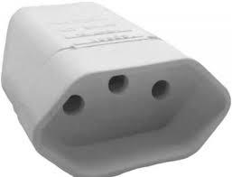PINO FEMEA 2P+T 10A - BRANCO