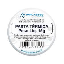 PASTA TÉRMICA 15GR IMPLASTEC