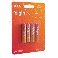 PILHA AAA ELGIN C/4