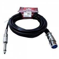 CABO MICROFONE-05M-CANNON (XLR) + P10 MONO