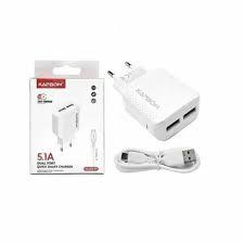 CARREGADOR IPHONE 5.1A 2 USB C/CABO