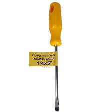 CHAVE FENDA 1/4 x 5"