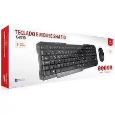 TECLADO + MOUSE ÓPTICO SEM FIO