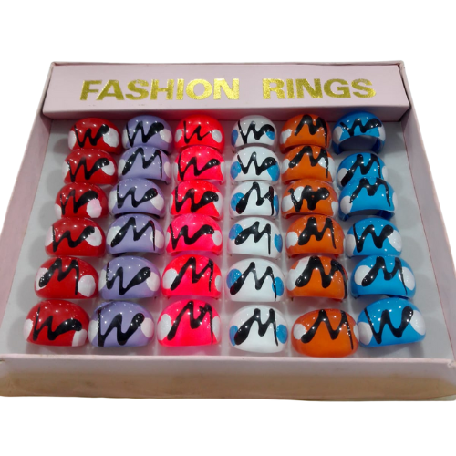 BIJUTERIA ANEL FASHION RINGS 230 COLORIDO GR