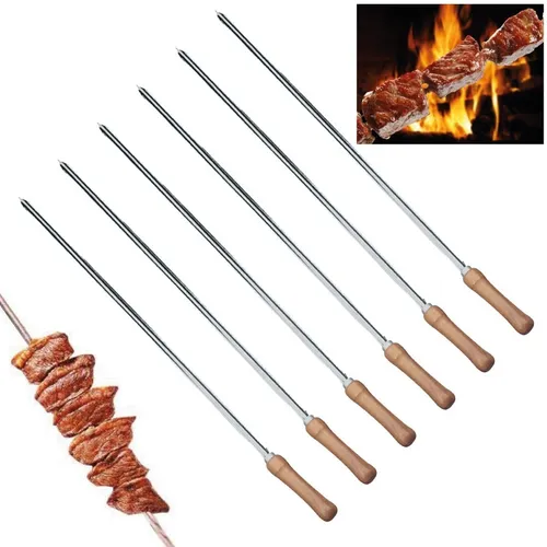 ESPETO P/CHURRASCO C/12PCS BROCHETTE