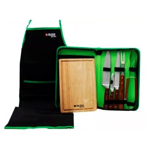 KIT CHURRASCO INOX, 7 PCS//PALISAD 7914955