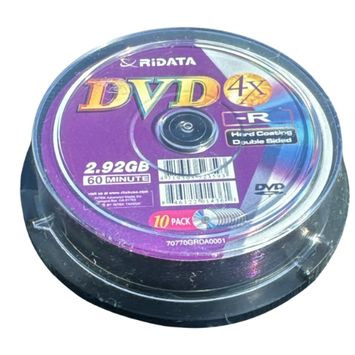 MINI DVD-R VIRGEM RIDATA DVD-R 1.44GB C/10UN