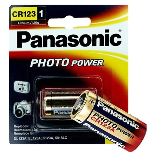 PILHA - PHOTO PANASONIC CR-123A