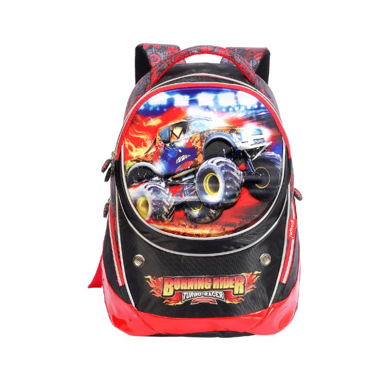 MOCHILA BURNING RIDER CBUR0801401 INFANTIL VERMELHO 16 3D