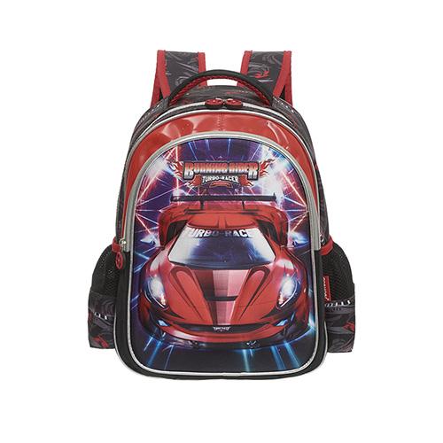 MOCHILA BURNING RIDER CBUR0806401 INFANTIL VERMELHO 3D