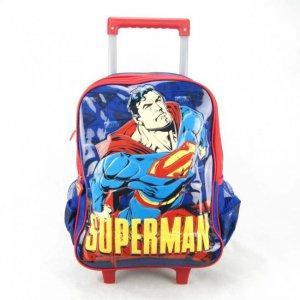 MOCHILA C/CARRINHO SUPERMAN IC32202SM