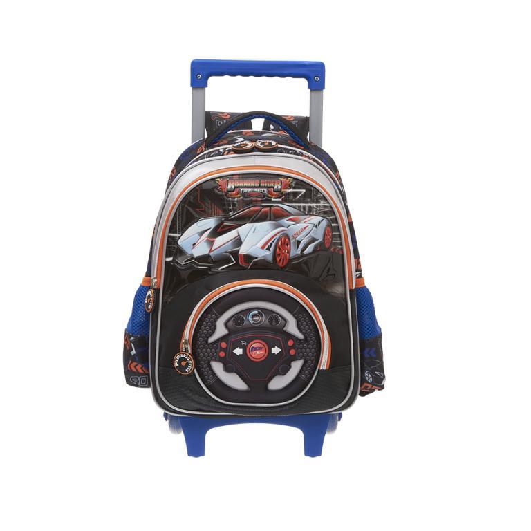 MOCHILA C/RODAS BURNING RIDER DBUR0801318 INFANTIL LARANJA 14