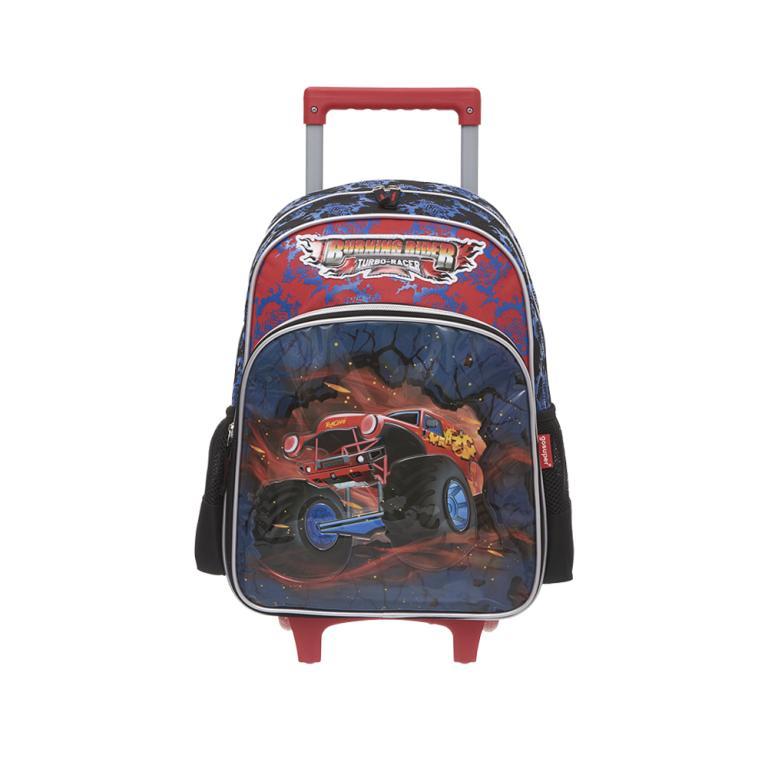 MOCHILA C/RODAS BURNING RIDER VBUR0807423 INFANTIL AZUL MA