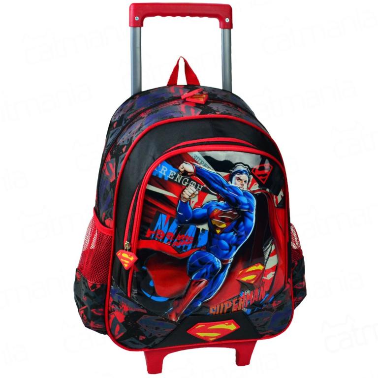 MOCHILA C/RODAS SUPERMAN IC32212SM