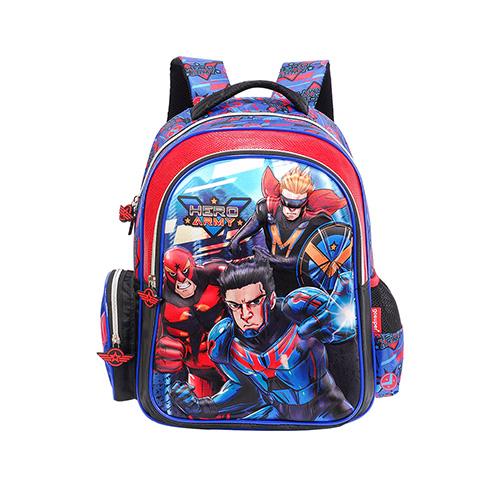 MOCHILA HERO ARMY CHEA0803622 INFANTIL AZUL ROYAL 16 3D