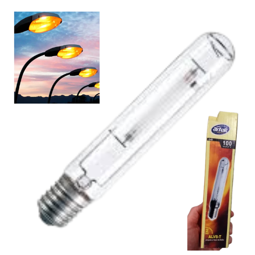 LAMPADA VAPOR SODIO ARTEK 100W T E40 220V