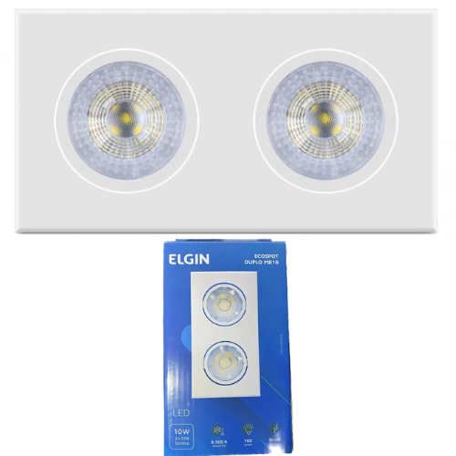 LUMINARIA LED ECOSPOT ELGIN 2XMR16 10W,6500K,DUPLA OT 48LSM16D10F0