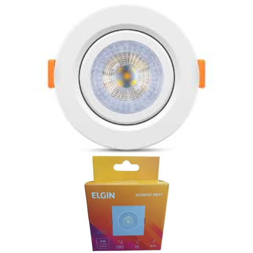 LUMINARIA LED ECOSPOT ELGIN MR16 5W,3000K,REDONDO OT 48LSM16RSBM0