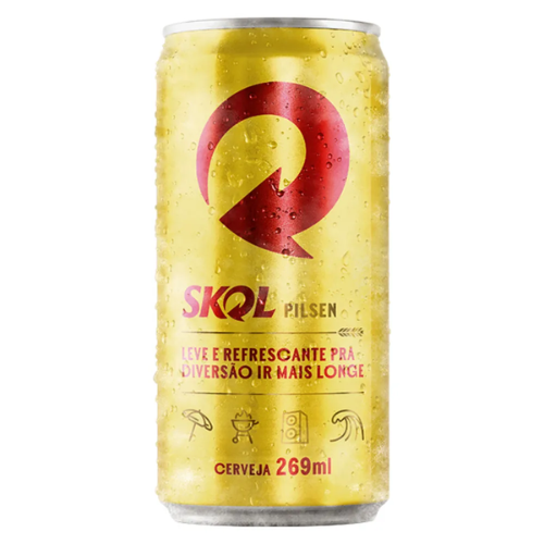 CERVEJA SKOL REDONDINHA LATA 269ML