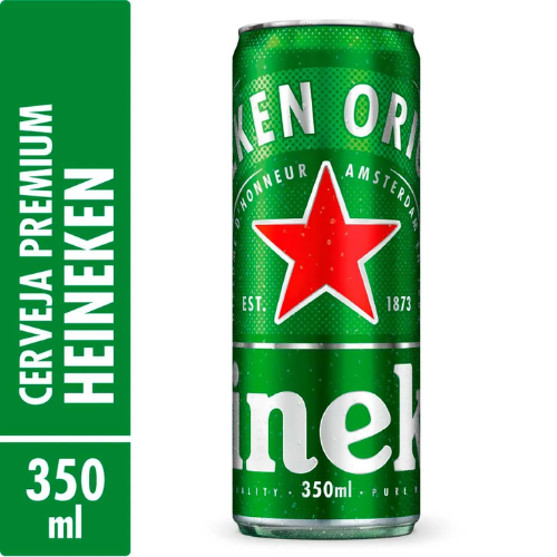CERVEJA HEINEKEN SLEEK LATA 350ML CXA COM 12