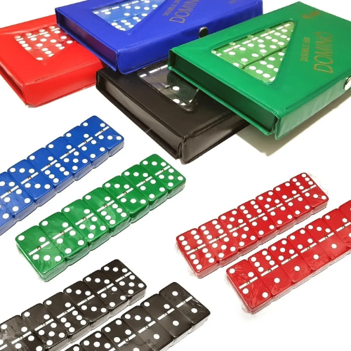 PR DOMINO COLORIDO C/28PCS 12MM CX/32JG NZ-4640
