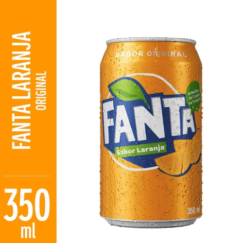 REF. FANTA LARANJA LATA 350ML PCT COM 12