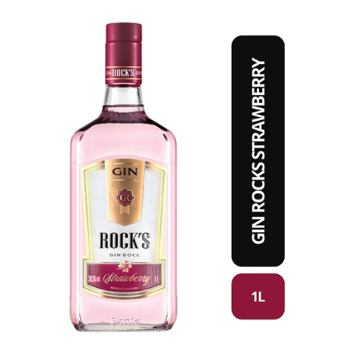 GIN ROCKS STRAWBERRY 1L ROSA [GIN ROCKS]