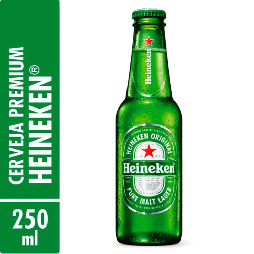 CERVEJA HEINEKEN L. NECK SHOT 250ML