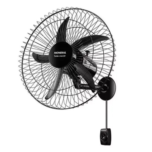 VENT 55CM PRO NVP-PRO-55 MONDIAL DE PAREDE PRETO 127V/60HZ