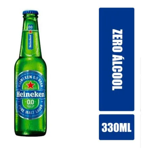 CERVEJA HEINEKEN ZERO L. NECK 330ML