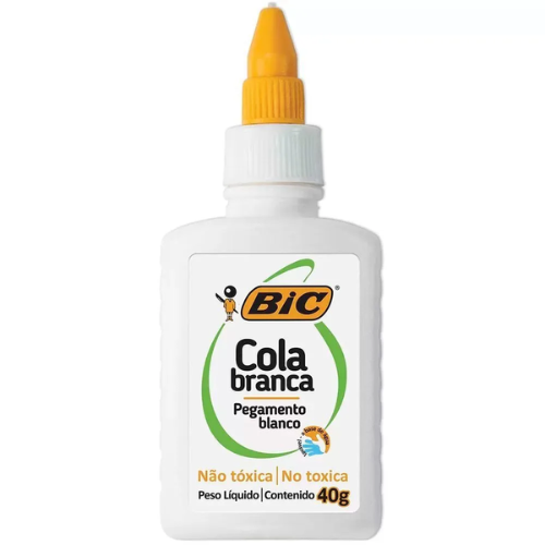 COLA BRANCA BIC LIQ. 40G