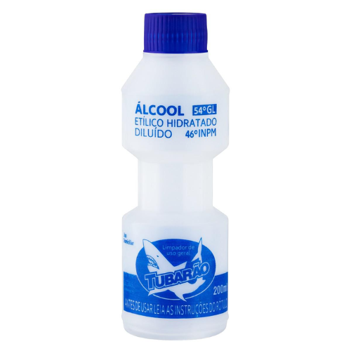 ÁLCOOL TUBARÃO 46INPM 200ML