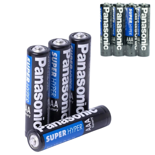 PILHA ZINCO PALITO PANASONIC AAA R03UAL/4S40