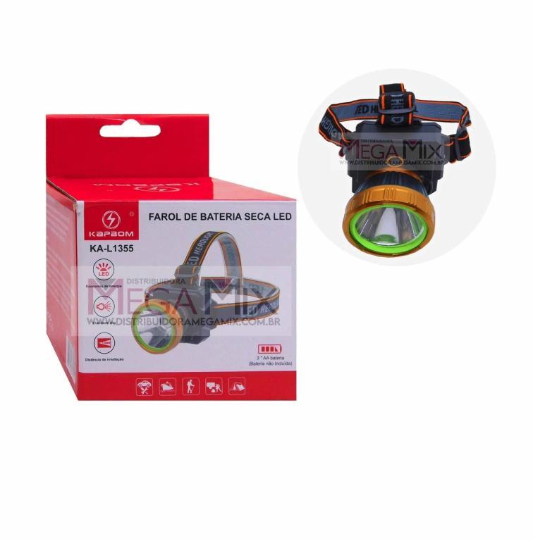 LANTERNA DE CABECA PILHA